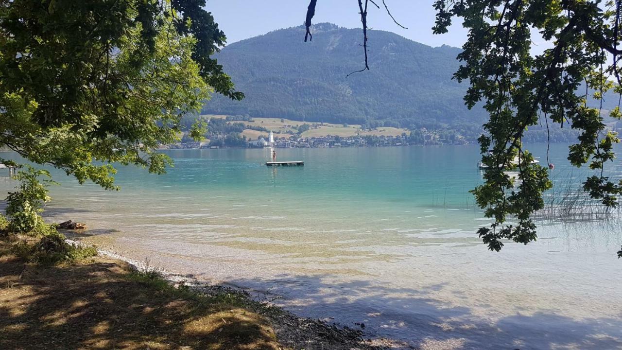 Ferienhaus Grillbauer Abersee Exteriér fotografie